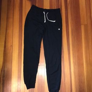 Black champion joggers